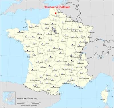 Carte de Camblain-Châtelain