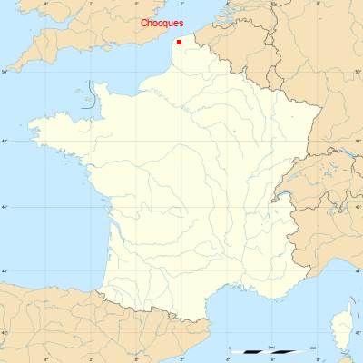 Fond de carte avec Chocques