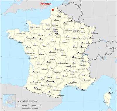 Carte de Fiennes