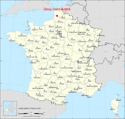 Carte de Gouy-Saint-André