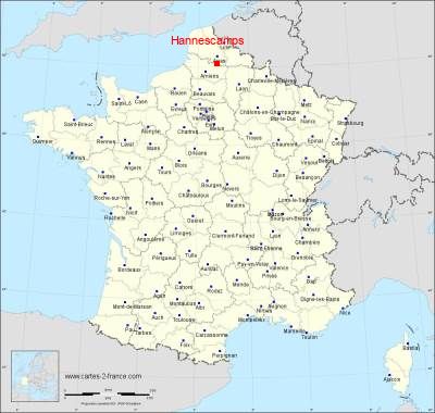 Carte de Hannescamps