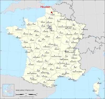 Carte de Houdain