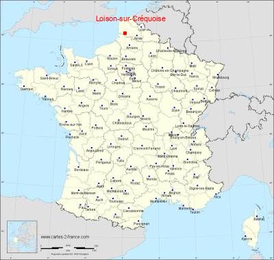 Carte de Loison-sur-Créquoise