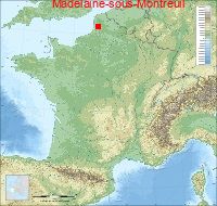 localisation mairie de Madelaine-sous-Montreuil