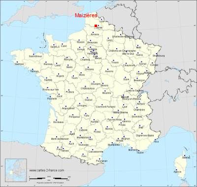 Carte de Maizières