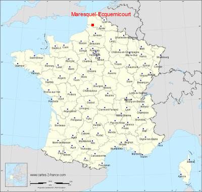 Carte de Maresquel-Ecquemicourt