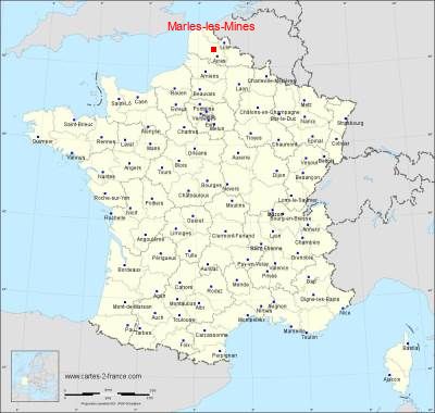 Carte de Marles-les-Mines