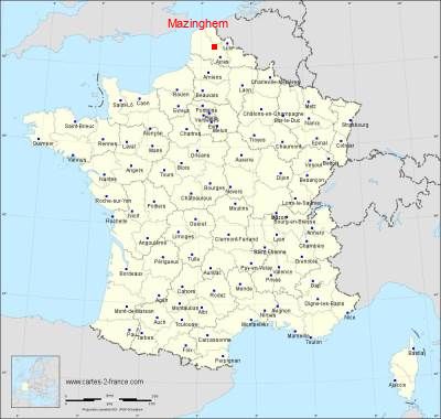Carte de Mazinghem