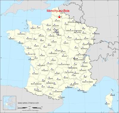Carte de Monchy-au-Bois