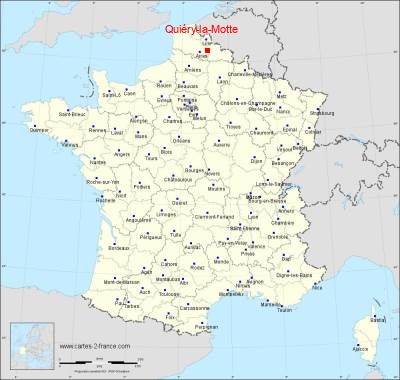 Carte de Quiéry-la-Motte