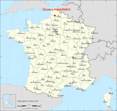 Carte de Quoeux-Haut-Maînil