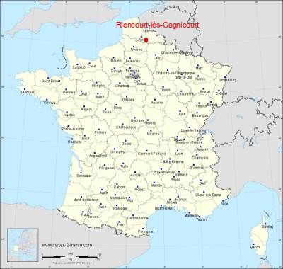 Carte de Riencourt-lès-Cagnicourt