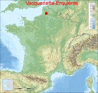 localisation mairie de Vacqueriette-Erquières