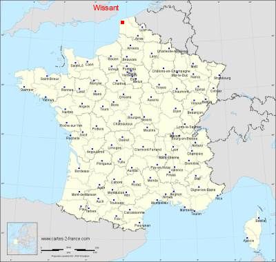 Carte de Wissant