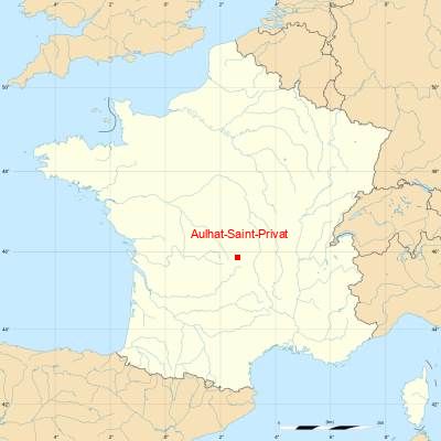 Fond de carte avec Aulhat-Saint-Privat