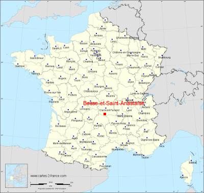 Carte de Besse-et-Saint-Anastaise