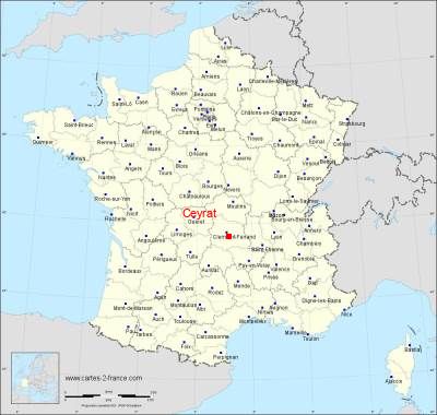 Carte de Ceyrat