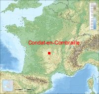 localisation mairie de Condat-en-Combraille