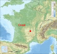 localisation mairie de Crest