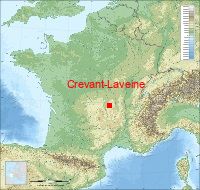 localisation mairie de Crevant-Laveine