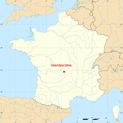 Fond de carte avec Grandeyrolles