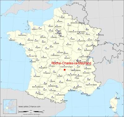 Carte de Roche-Charles-la-Mayrand