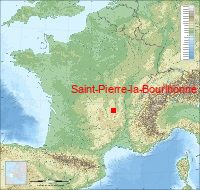 localisation mairie de Saint-Pierre-la-Bourlhonne
