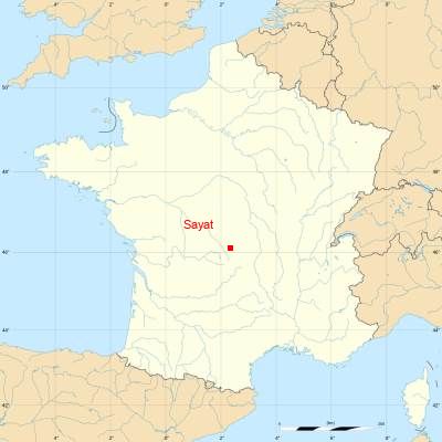 Fond de carte avec Sayat