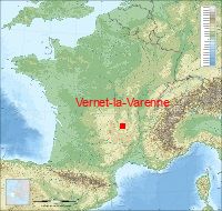 localisation mairie de Vernet-la-Varenne