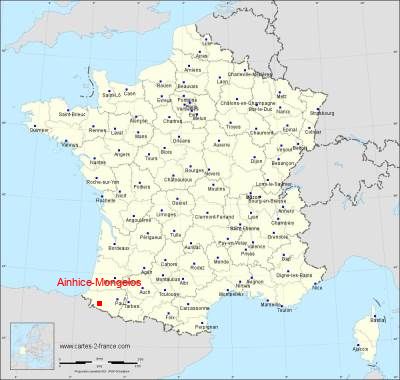 Carte de Ainhice-Mongelos