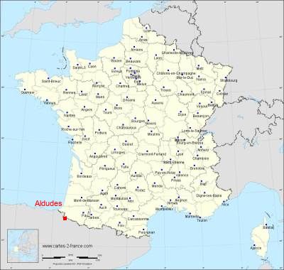 Carte de Aldudes