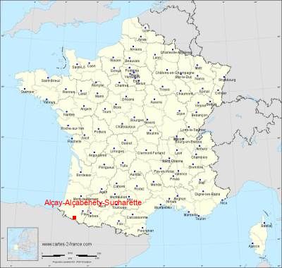 Carte de Alçay-Alçabéhéty-Sunharette