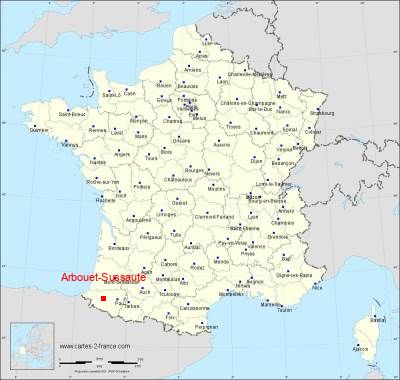 Carte de Arbouet-Sussaute