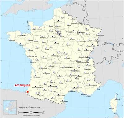 Carte de Arcangues