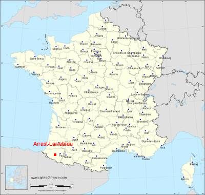 Carte de Arrast-Larrebieu