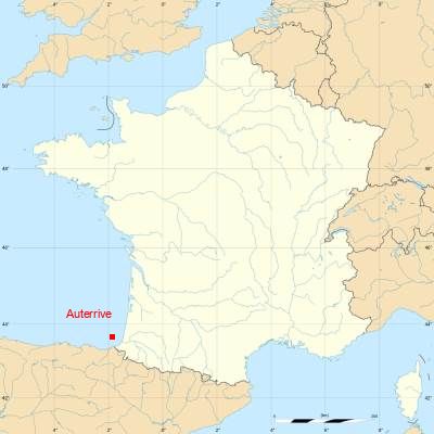 Fond de carte avec Auterrive