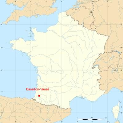 Fond de carte avec Bassillon-Vauzé