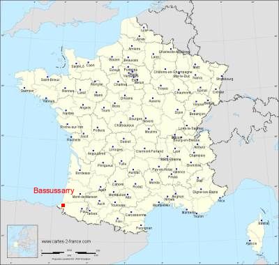 Carte de Bassussarry