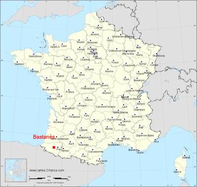 Carte de Bastanès