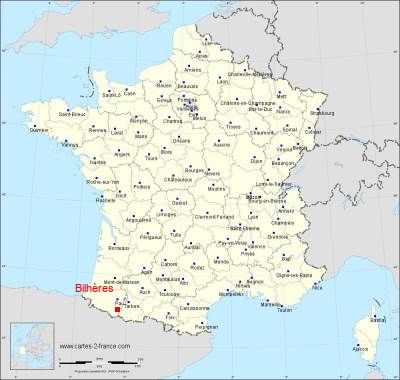 Carte de Bilhères