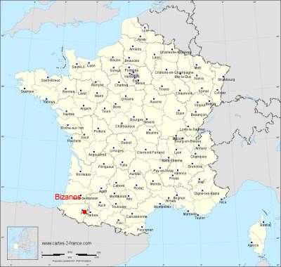Carte de Bizanos