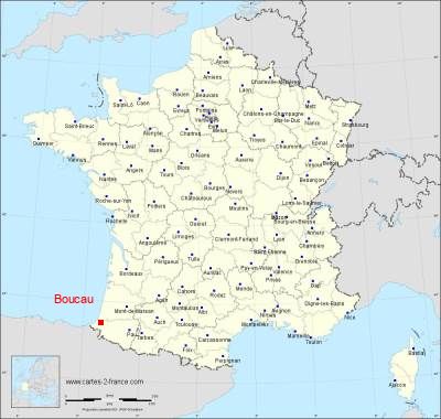 Carte de Boucau