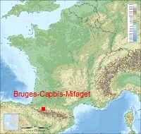 localisation mairie de Bruges-Capbis-Mifaget
