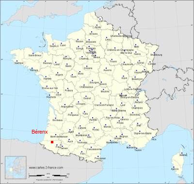 Carte de Bérenx