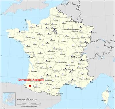 Carte de Domezain-Berraute