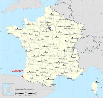 Carte de Guéthary
