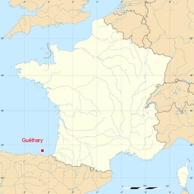Fond de carte avec Guéthary
