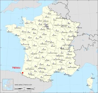 Carte de Halsou