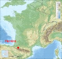 localisation mairie de Herrère