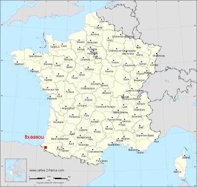 Carte de Itxassou